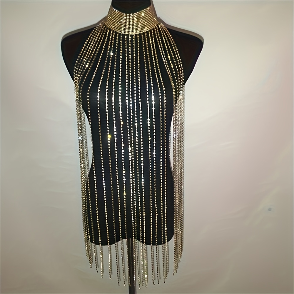 Kadınlar İçin Seksi Kristal Ta - Body Jewelry Bra incelemesi ve fiyatı