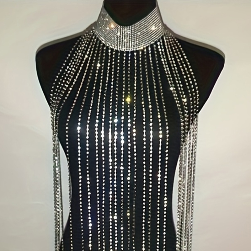 Kadınlar İçin Seksi Kristal Ta - Body Jewelry Bra incelemesi ve fiyatı